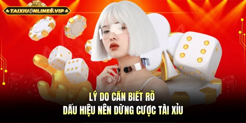 Lý do cần hiểu rõ dấu hiệu nên dừng cược tài xỉu